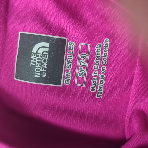Girls size 7 The North Face pink long sleeve shirt Girls Rock - Picture 4 of 7